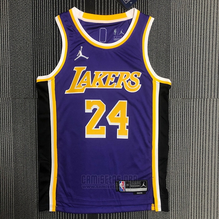 Camiseta Los Angeles Lakers Kobe Bryant #24 Statement 2021-22 Violeta